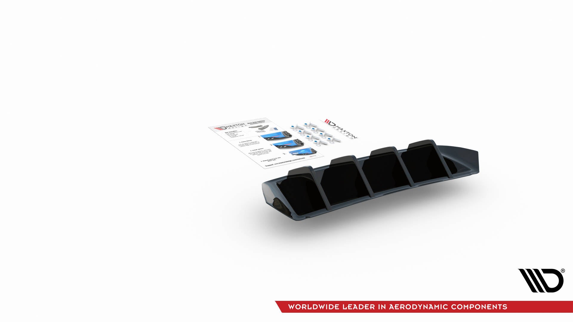 Diffusor Heck Ansatz für Seat Ibiza FR/ Standard Mk5 schwarz matt