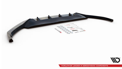 Front Ansatz V.2 für Volkswagen Passat B8 Facelift schwarz Hochglanz