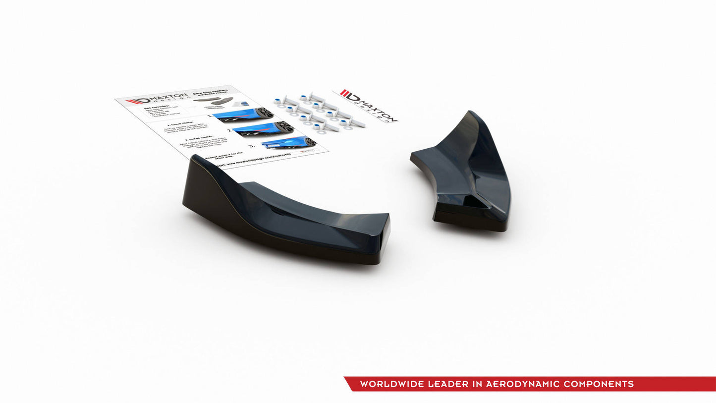 Heck Ansatz Flaps Diffusor V.1 für Ford Fiesta ST Mk8 Carbon Look