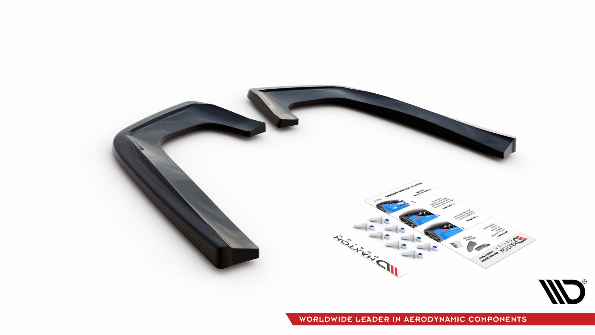Heck Ansatz Flaps Diffusor V.2 für Mercedes-Benz GLE Coupe 63 AMG C292 schwarz matt