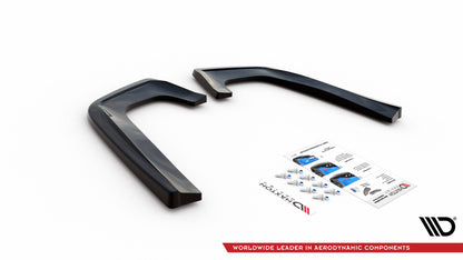 Heck Ansatz Flaps Diffusor V.2 für Mercedes-Benz GLE Coupe 63 AMG C292 schwarz Hochglanz