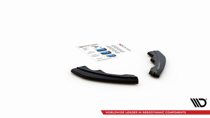 Heck Ansatz Flaps Diffusor für Mazda CX-3 schwarz matt