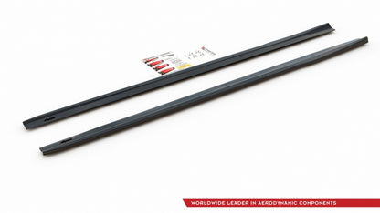 Seitenschweller Ansatz für V.1 für  Mercedes A35 AMG / AMG-Line W177  Carbon Look