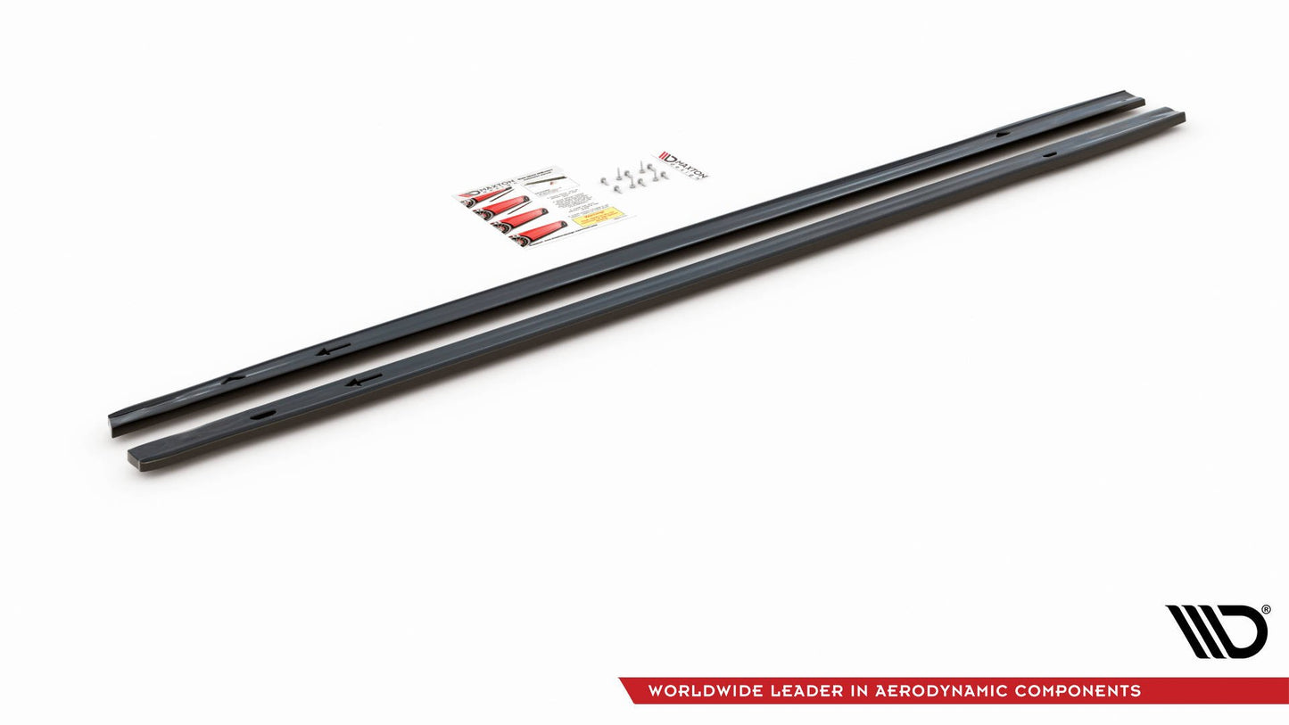 Seitenschweller Ansatz für Volkswagen Golf 8 GTI Carbon Look