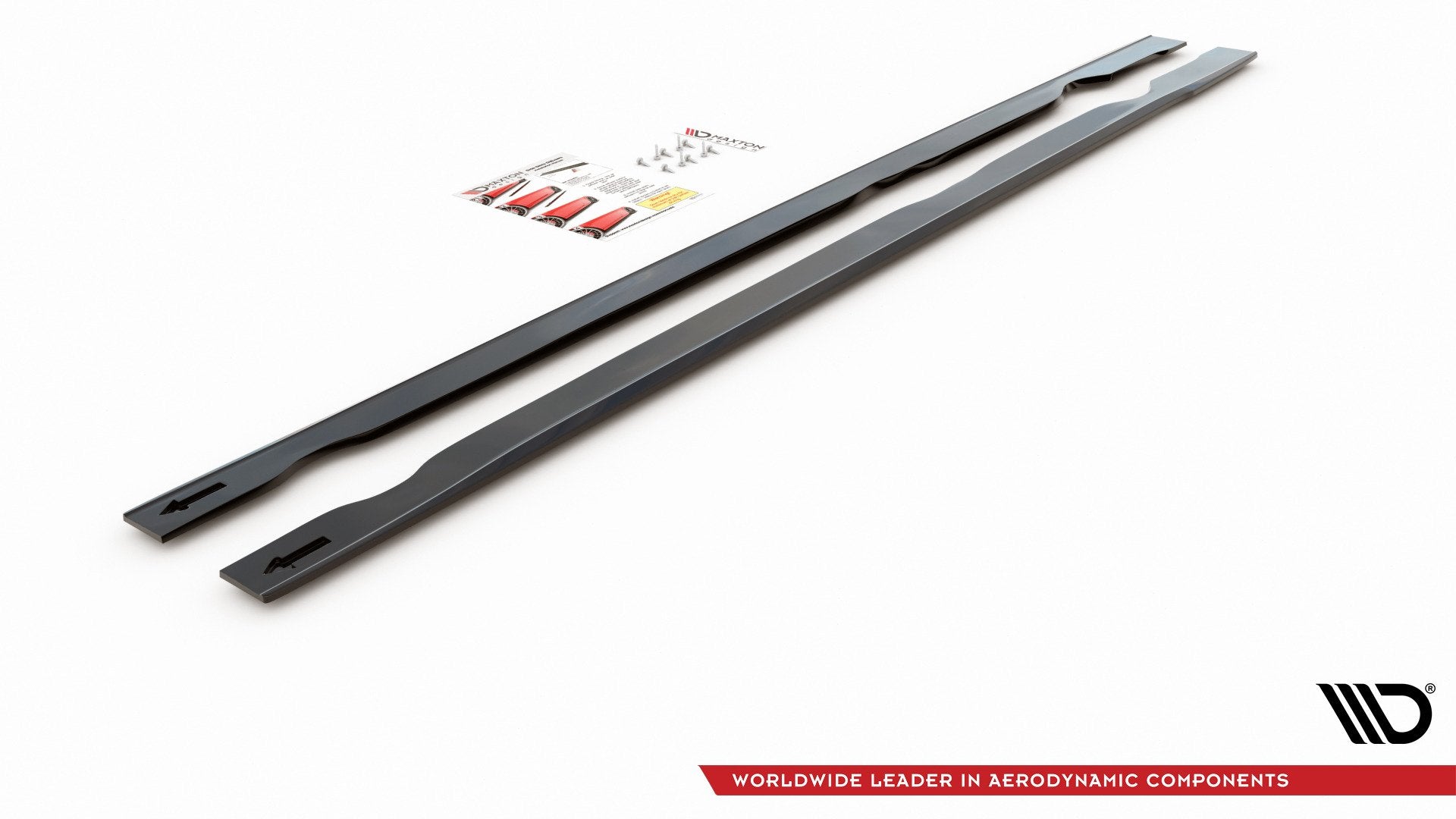 Seitenschweller Ansatz für VW Golf 7 GTI TCR  schwarz matt
