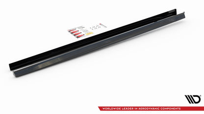 Seitenschweller Ansatz für V.3 für Volkswagen Golf 8 GTI Carbon Look