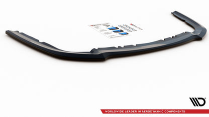 Mittlerer Diffusor Heck Ansatz für Ford Mondeo Kombi Platinium Mk5 Facelift Carbon Look