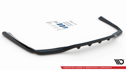 Mittlerer Diffusor Heck Ansatz DTM Look für Mercedes-Benz C W205 schwarz matt