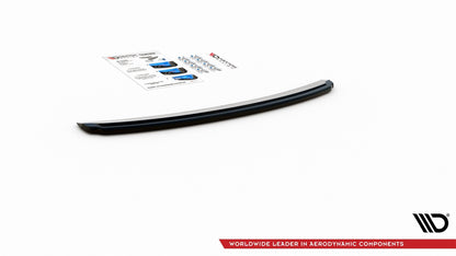 Mittlerer Diffusor Heck Ansatz für Audi S4 / A4 S-Line B8 Limousine Carbon Look