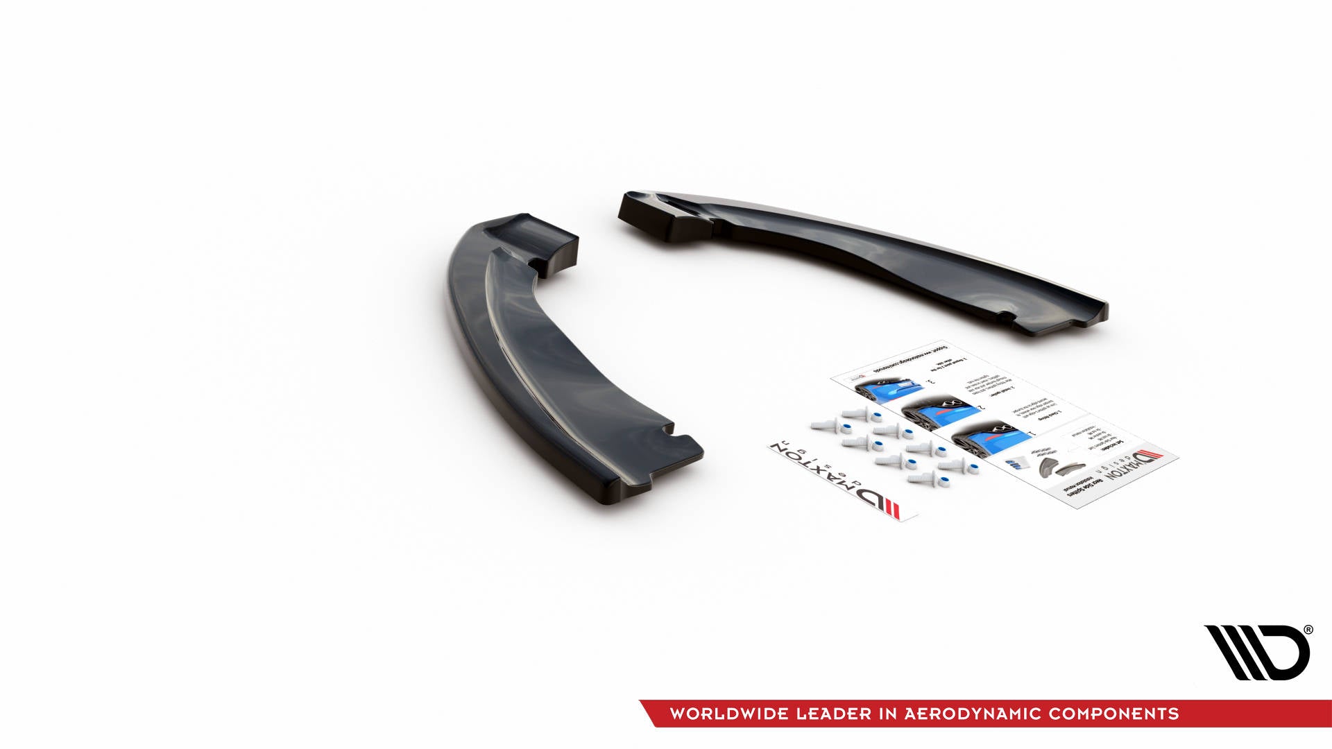 Heck Ansatz Flaps Diffusor für BMW X5 M F15 schwarz matt
