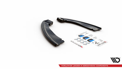 Heck Ansatz Flaps Diffusor für BMW X5 M F15 schwarz matt