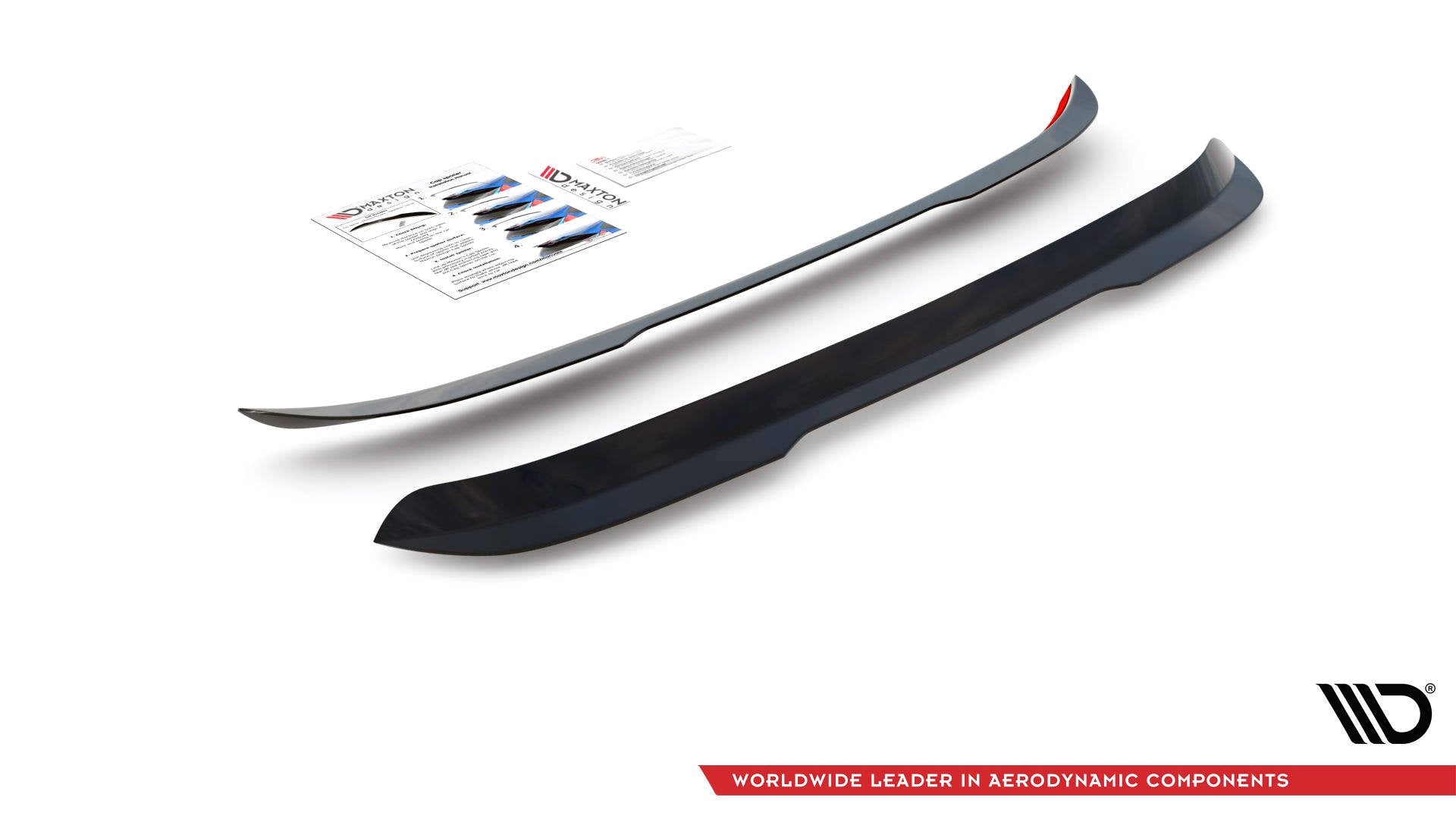 Spoiler CAP für Ford Focus ST-Line Mk3 FL schwarz matt