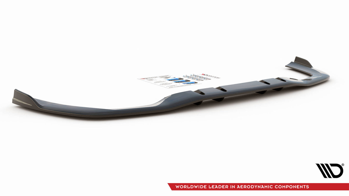 Mittlerer Diffusor Heck Ansatz DTM Look für V.2 Mercedes A 35 AMG Limousine V177 Carbon Look