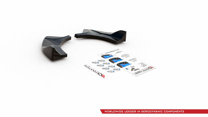 Heck Ansatz Flaps Diffusor V.2 für Ford FIesta Mk8 ST Carbon Look