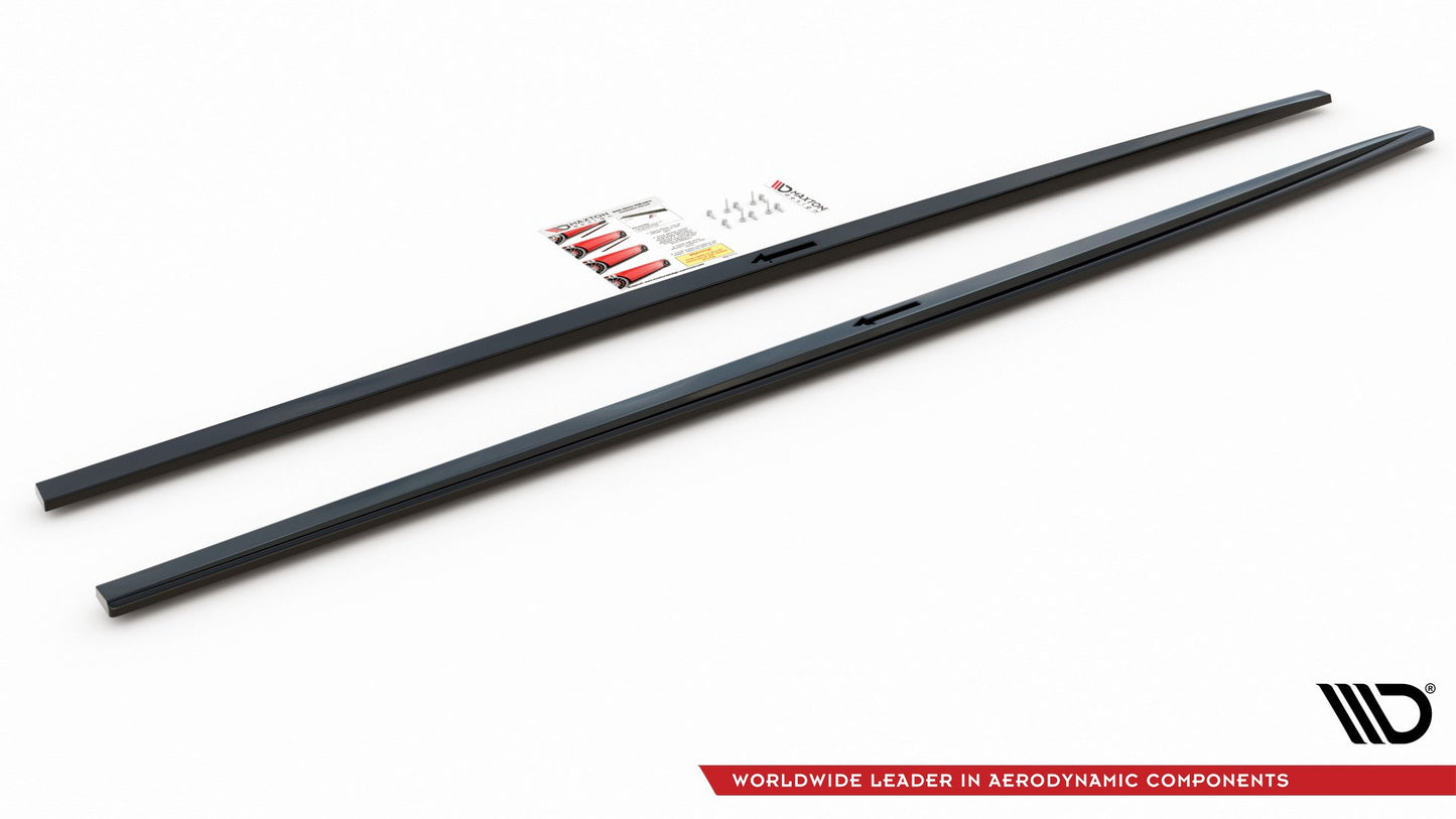 Seitenschweller Ansatz für Audi A7 C8 S-Line / S7 C8 Carbon Look