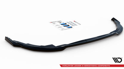 Mittlerer Diffusor Heck Ansatz für Toyota Corolla GR Sport Hatchback XII schwarz Hochglanz