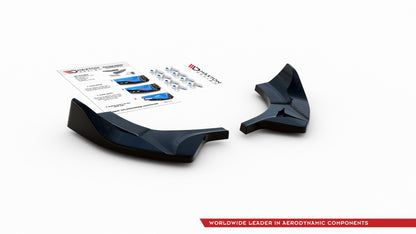 Heck Ansatz Flaps Diffusor V.2 für Ford FIesta Mk8 ST Carbon Look