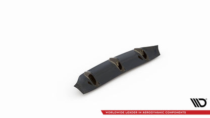 Diffusor Heck Ansatz für Mercedes-AMG E53 Coupe C238 schwarz matt