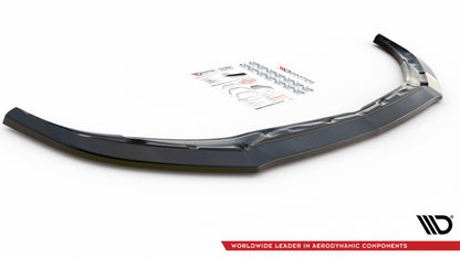 Front Ansatz V.3 für Mercedes-AMG C63 Coupe C205 Facelift schwarz Hochglanz