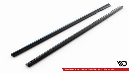 Seitenschweller Ansatz für Mercedes-Benz E AMG-Line W213 Facelift Carbon Look