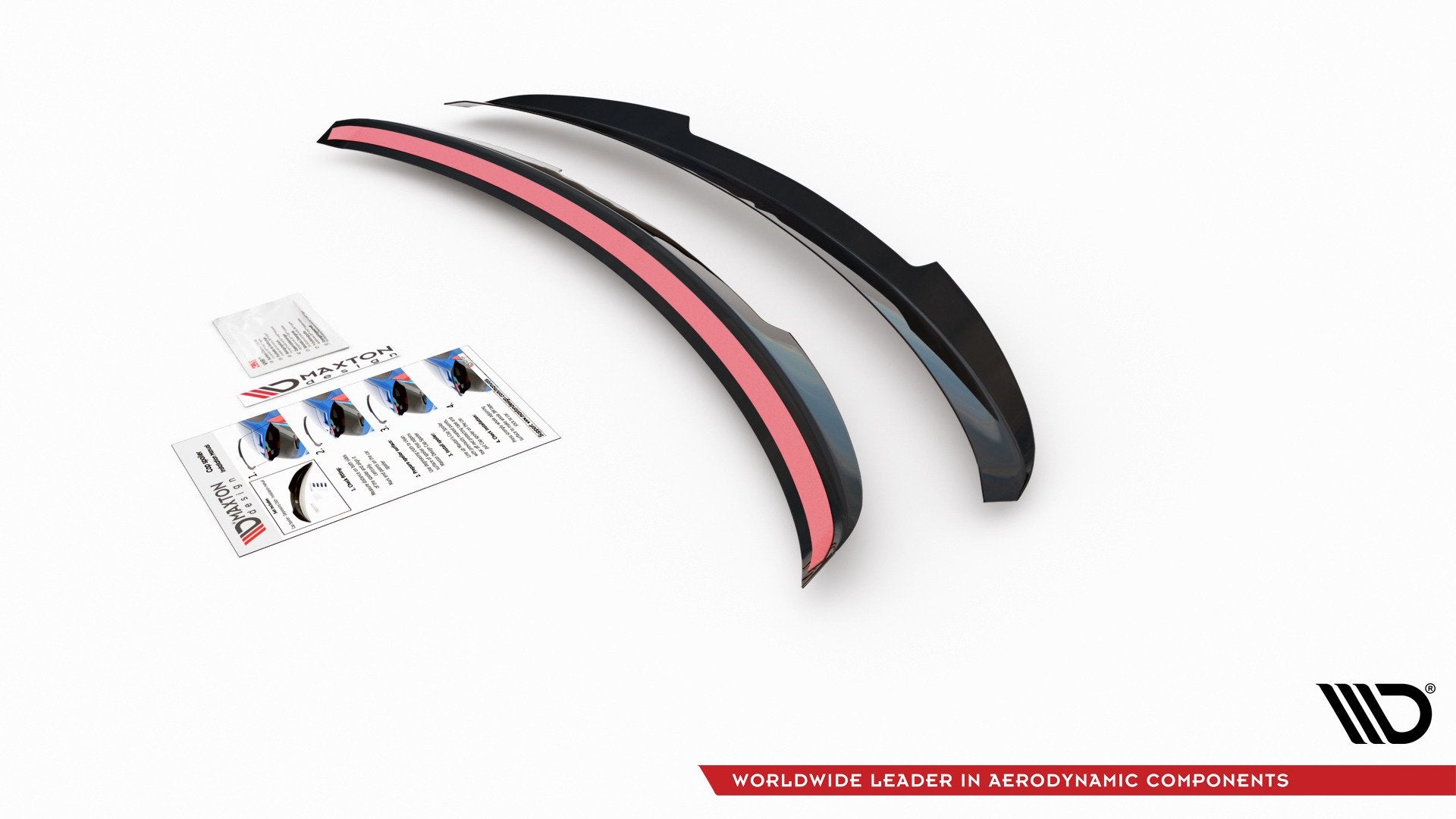 Spoiler CAP für Audi A6 S-Line / S6  C8 Avant schwarz matt