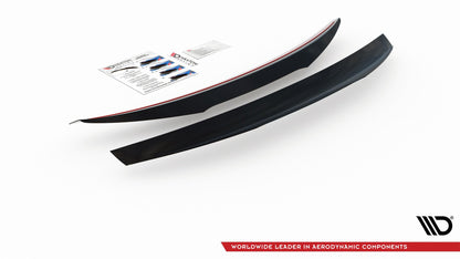 Spoiler CAP für Fiat 124 Spider Abarth schwarz Hochglanz
