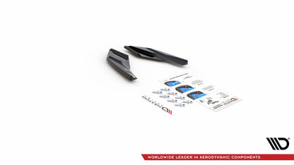 Heck Ansatz Flaps Diffusor für VW Golf 8  schwarz Hochglanz