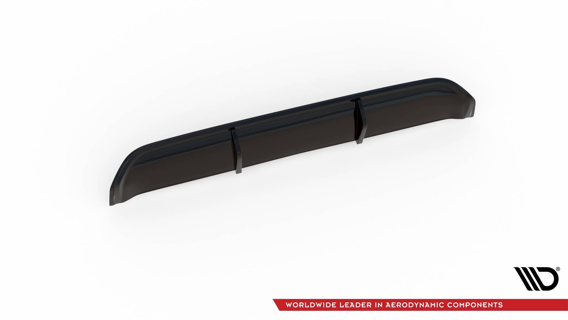 Diffusor Heck Ansatz für Mercedes-Benz V-Klasse AMG-Line W447 Facelift schwarz Hochglanz