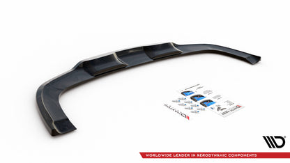 Mittlerer Diffusor Heck Ansatz DTM Look für Kia XCeed Mk1 schwarz matt