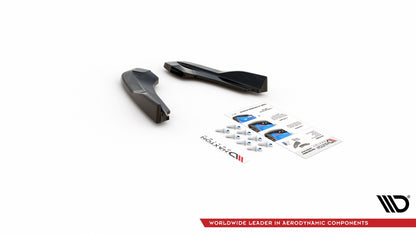 Heck Ansatz Flaps Diffusor V.2 für Ford Focus ST Mk4  schwarz matt