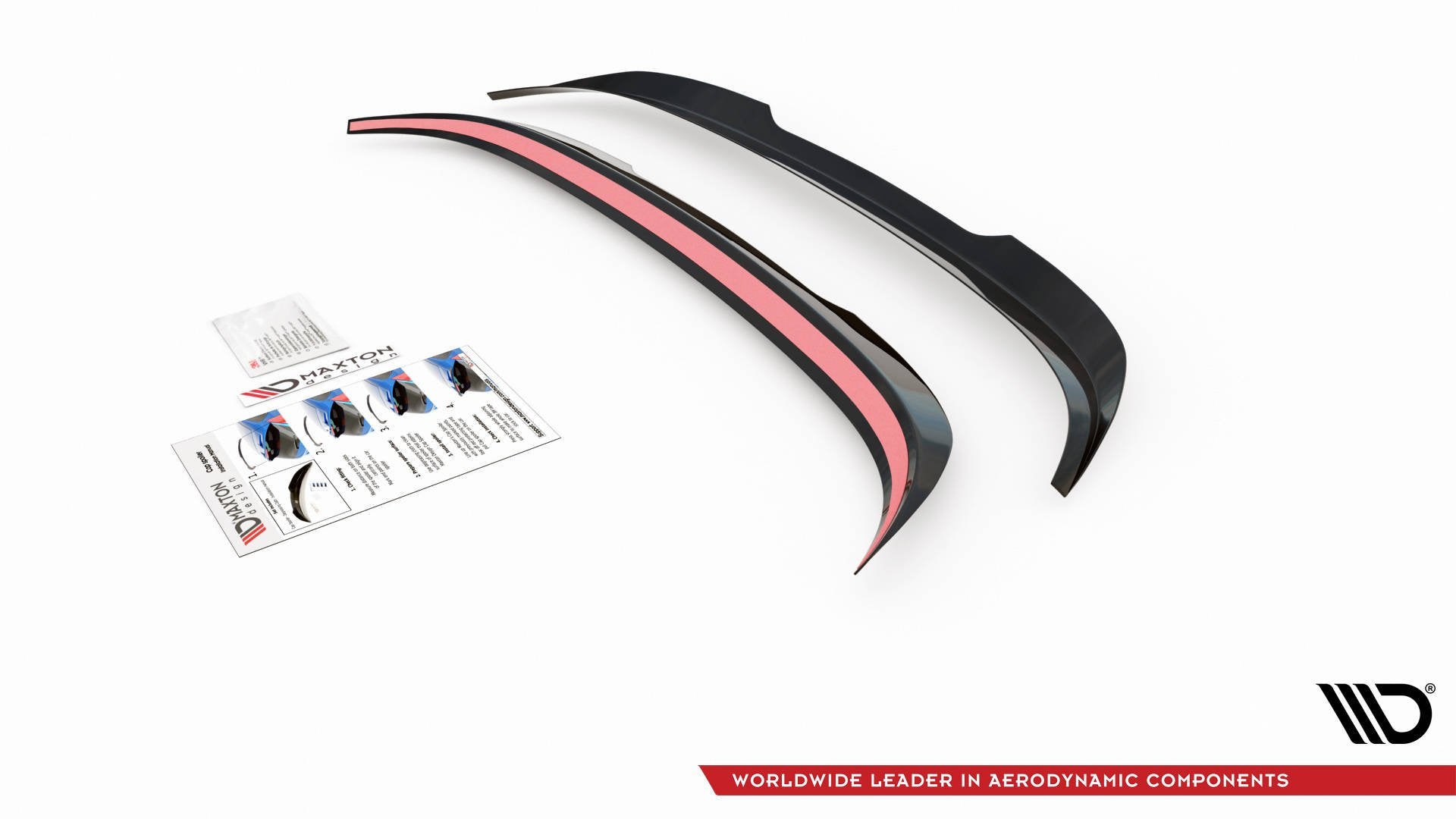 Spoiler CAP für Mitsubishi Lancer Sportback Mk8 schwarz Hochglanz