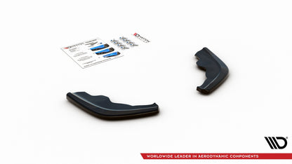 Heck Ansatz Flaps Diffusor V.1 für BMW 1er F40 M-Paket schwarz matt