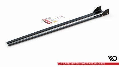 Seitenschweller Ansatz für + Flaps  V.5 Hyundai I30 N Mk3 / Mk3 FL Hatchback/Fastback