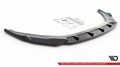 Front Ansatz V.2 für Audi A7 C8 schwarz Hochglanz