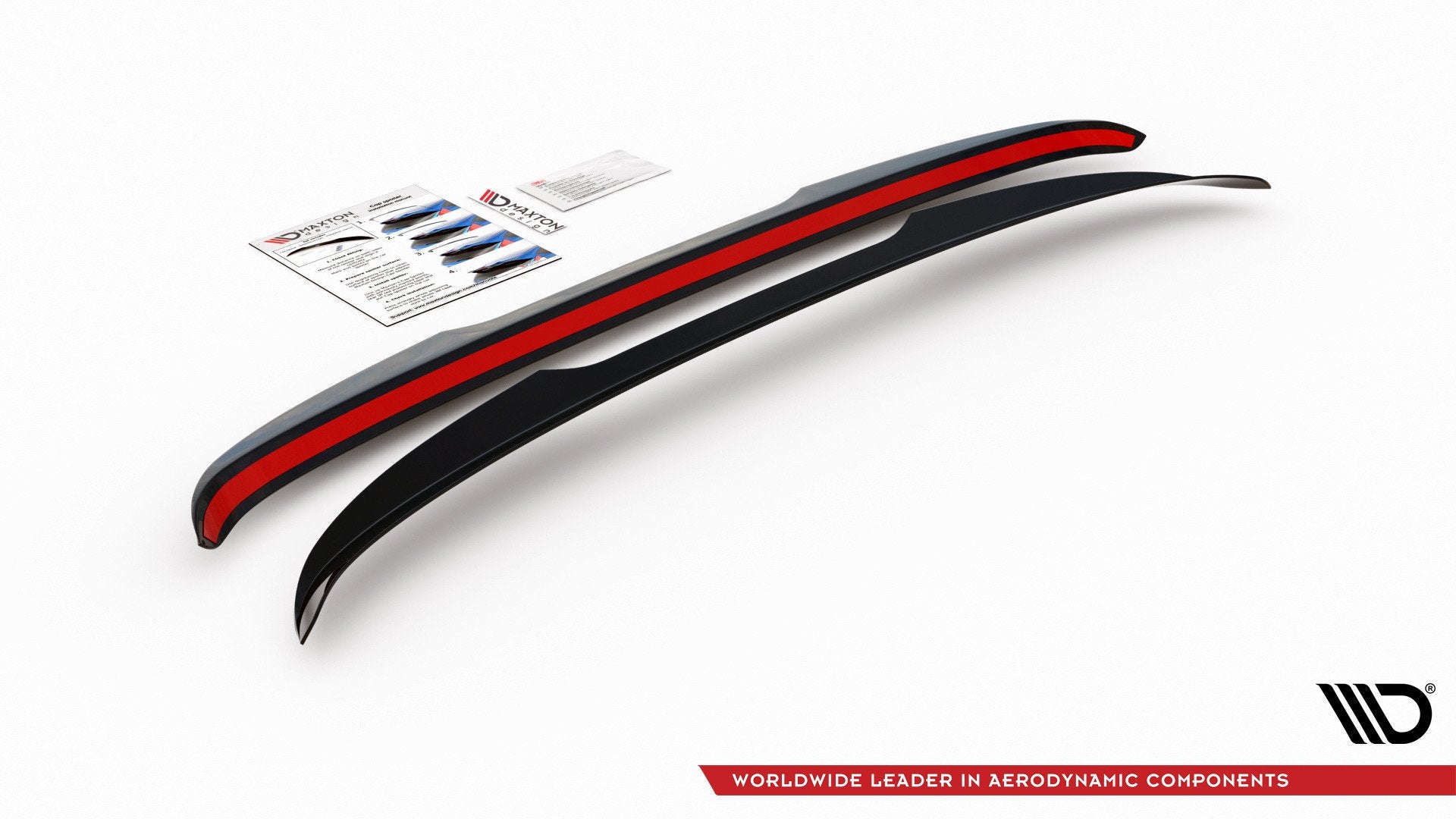 Spoiler CAP für Volkswagen T-Cross schwarz matt