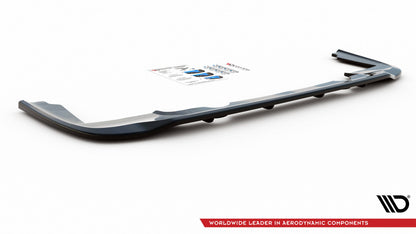 Mittlerer Diffusor Heck Ansatz DTM Look für Peugeot Partner Mk3 Carbon Look