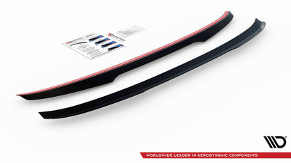 Spoiler CAP für BMW 5er G30 Facelift M-Paket schwarz matt