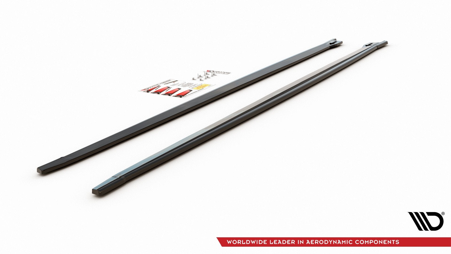 Seitenschweller Ansatz für BMW X2 F39 M-Paket schwarz matt