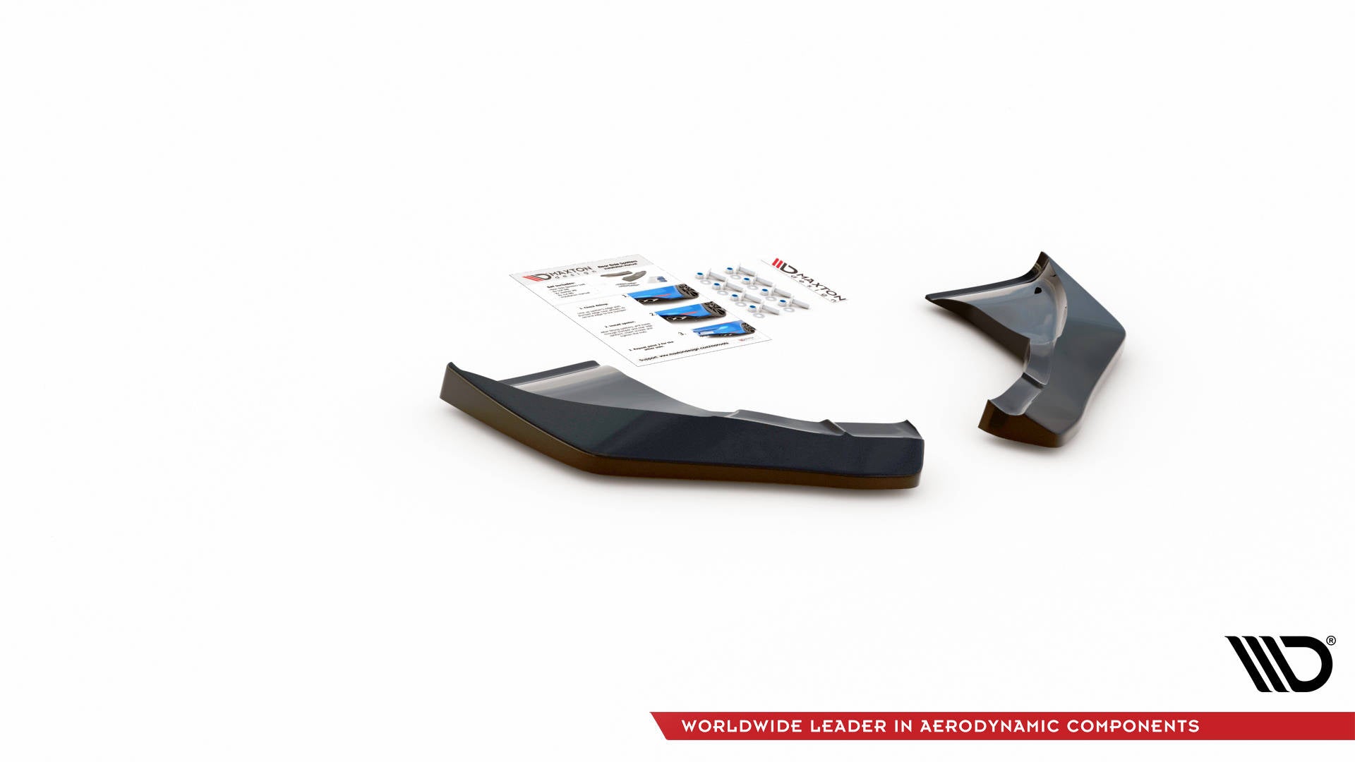Heck Ansatz Flaps Diffusor V.2 für Nissan 370Z  Carbon Look