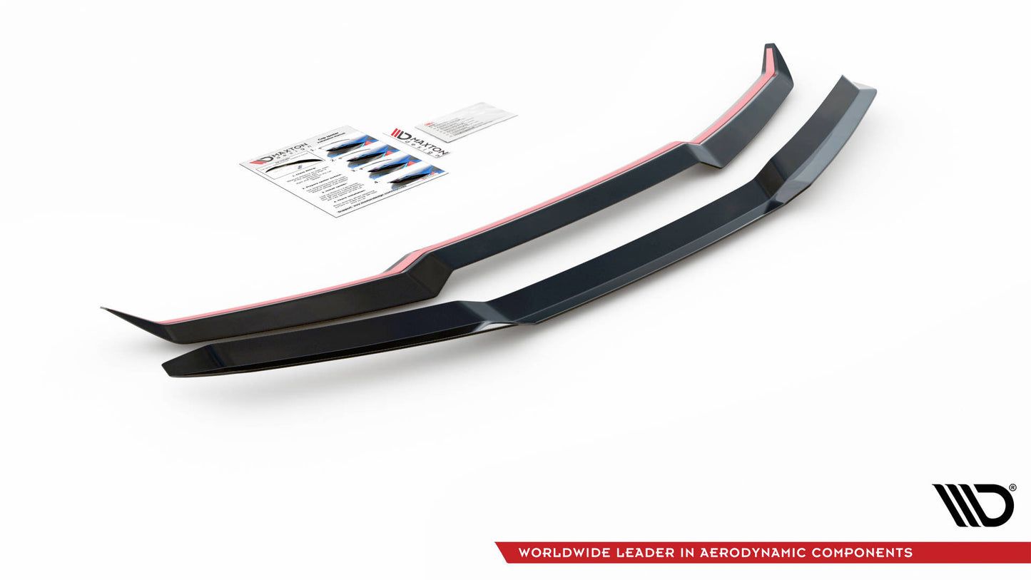 Spoiler CAP für Hyundai I20 N Mk3 schwarz Hochglanz