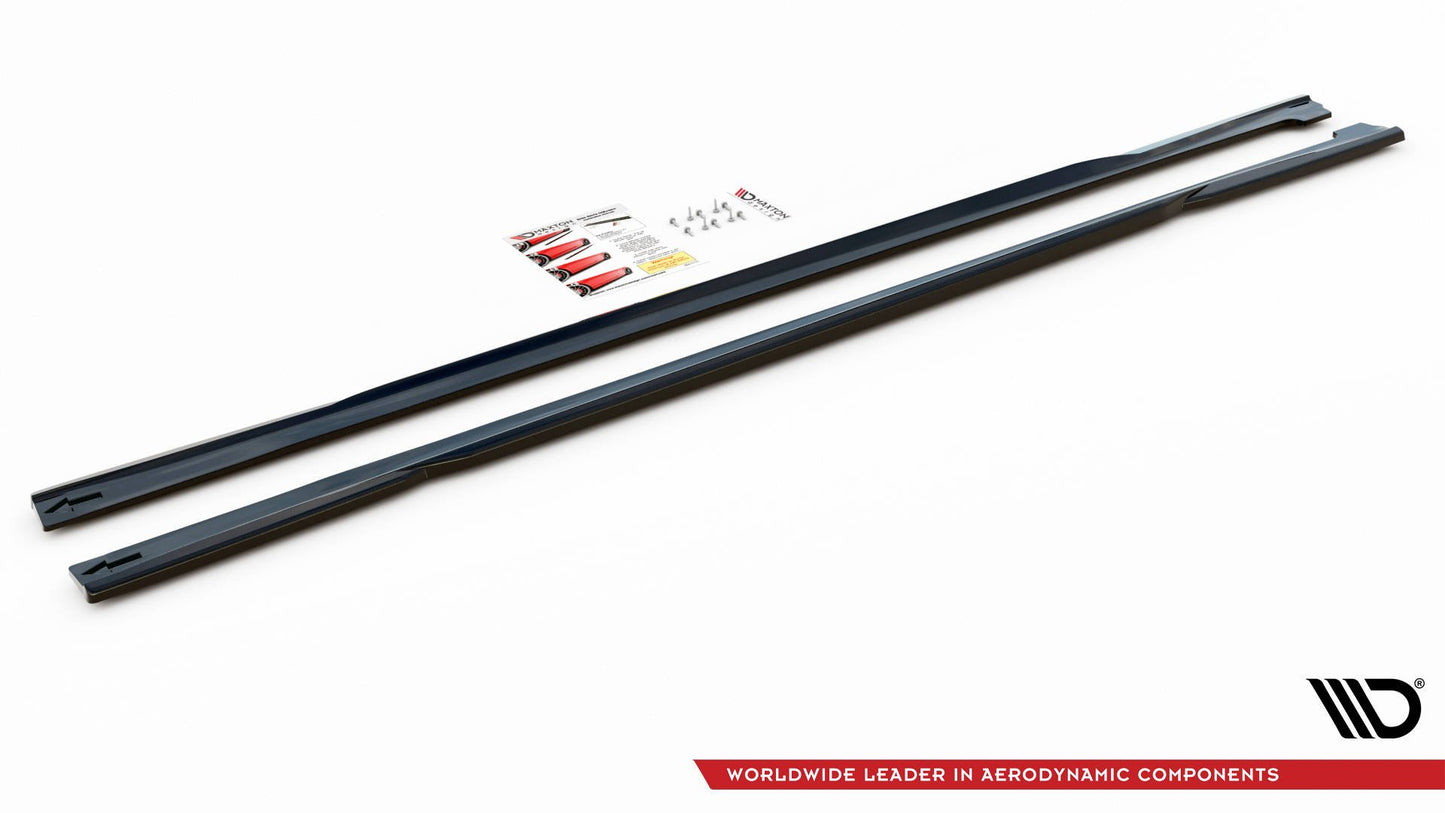 Seitenschweller Ansatz für Audi A7 C8 Carbon Look