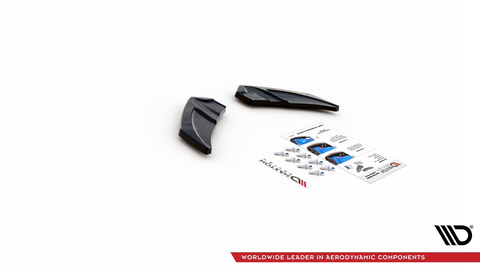 Heck Ansatz Flaps Diffusor V.3 für Volkswagen Golf R Mk7 Carbon Look