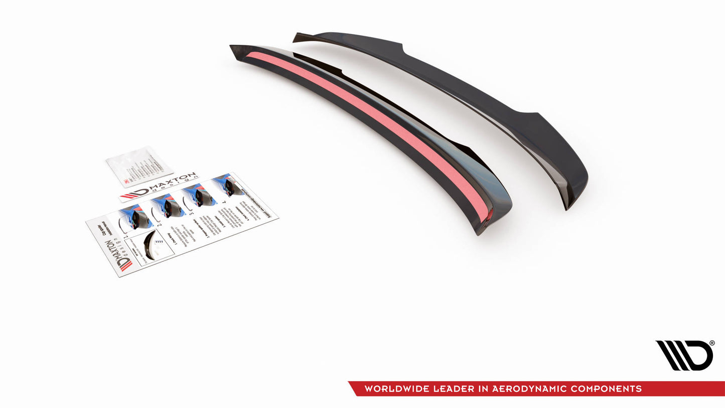 Spoiler CAP für Skoda Fabia Combi Mk3 schwarz matt