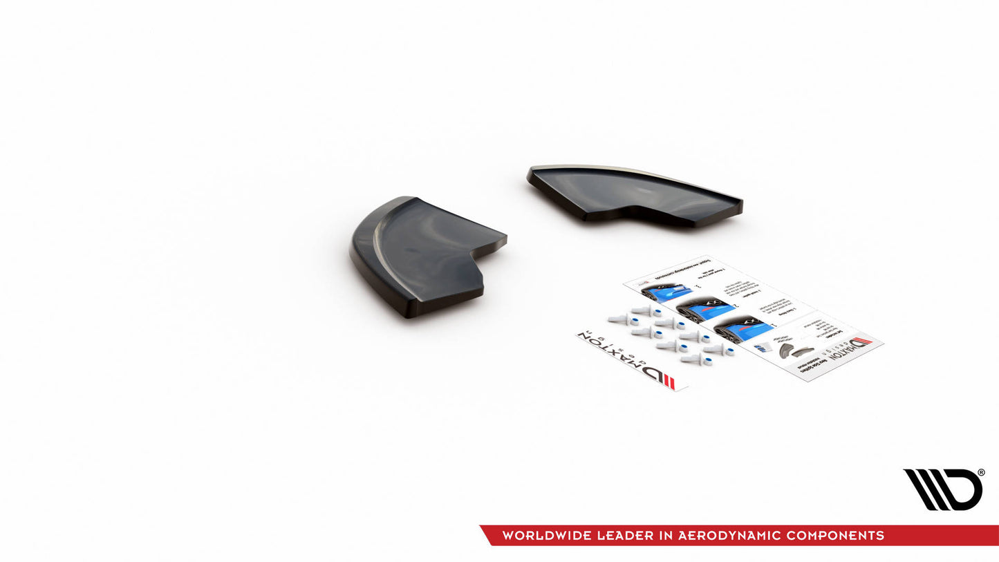 Heck Ansatz Flaps Diffusor für Seat Ibiza Cupra Mk3 schwarz matt