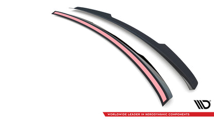 Niedriger Spoiler CAP für Audi RSQ8 Mk1 schwarz Hochglanz