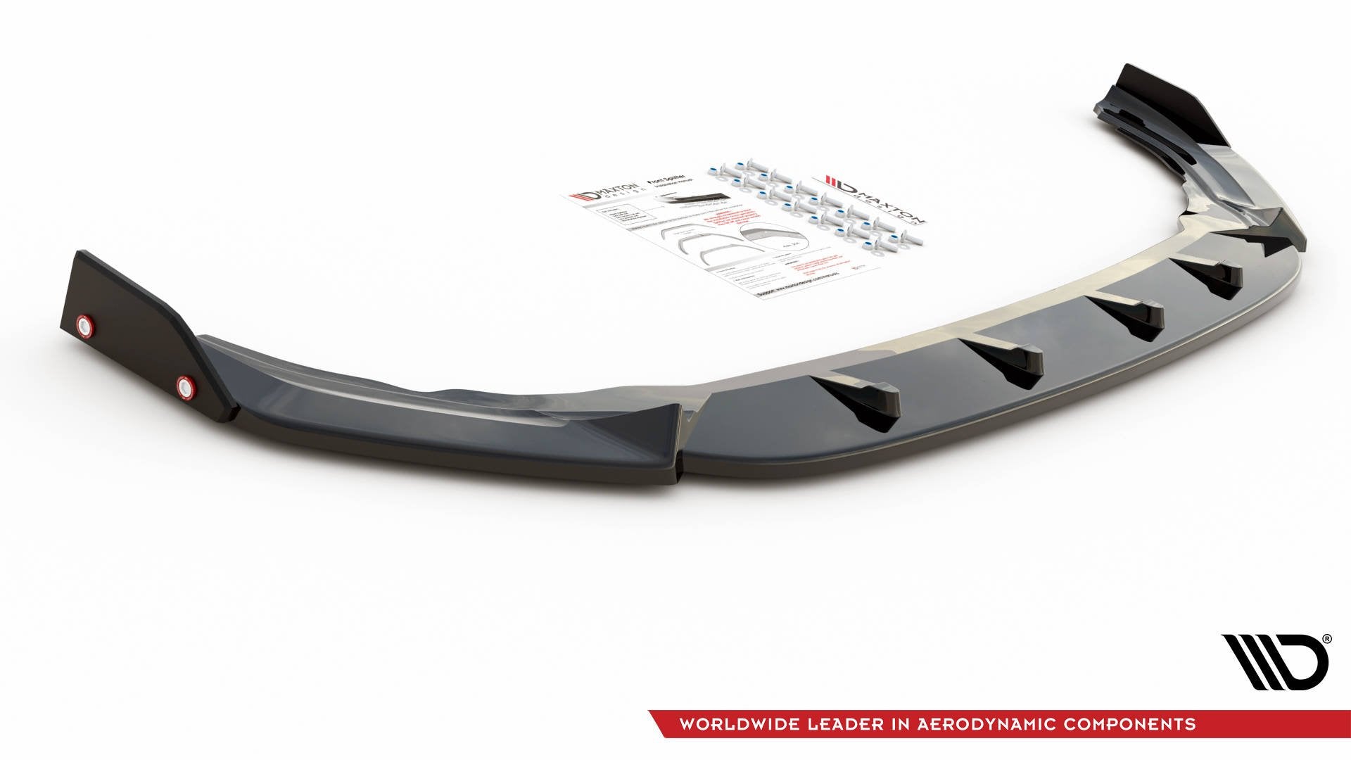 Front Ansatz +Flaps für V.2 Volkswagen Golf R Mk8