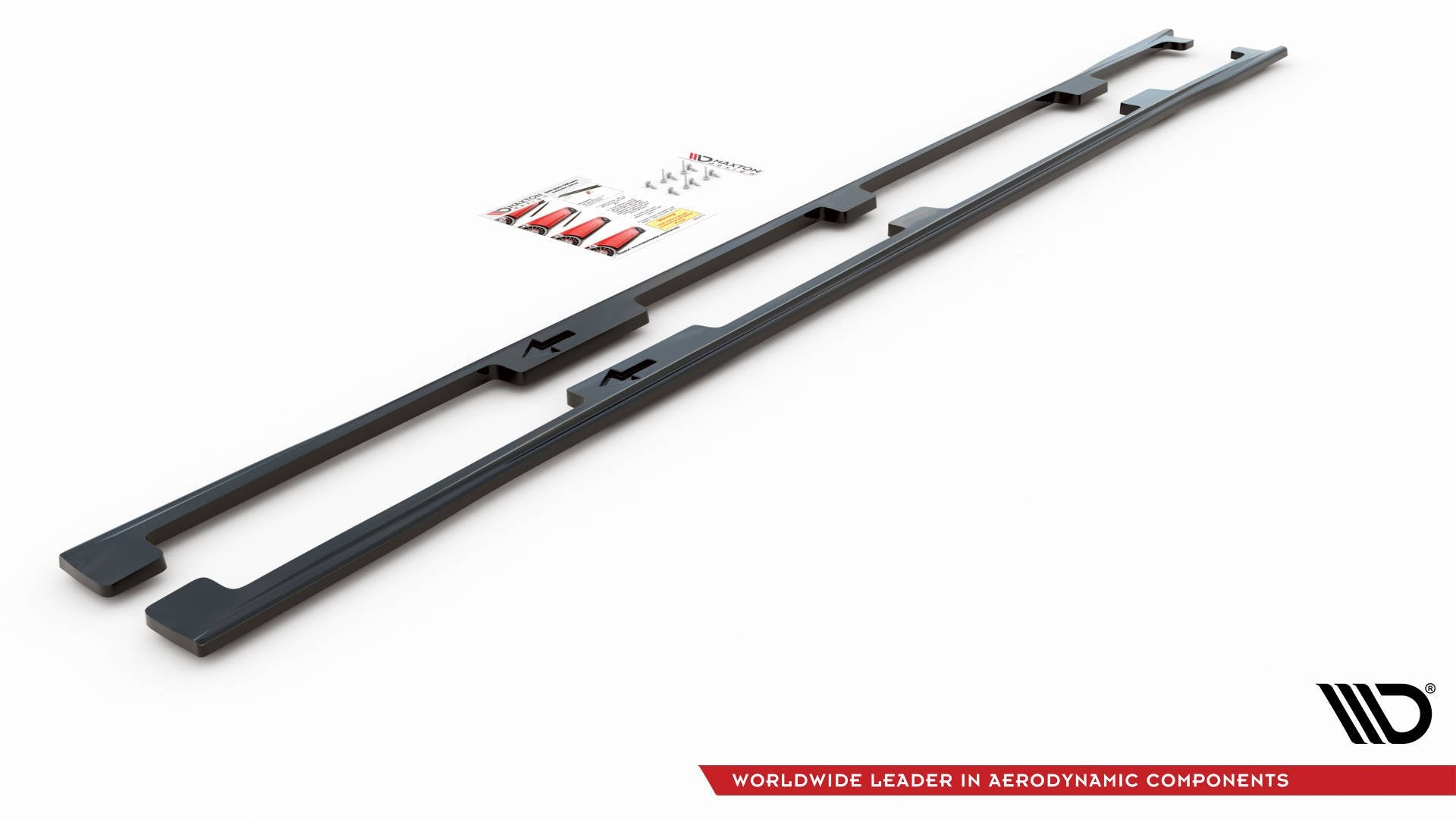 Seitenschweller Ansatz für Lexus LS Long Wheelbase Mk4 Facelift schwarz matt