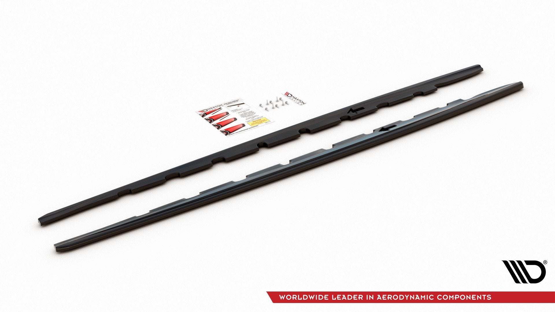 Seitenschweller Ansatz für V.1 für BMW 1er F40 M-Paket/ M135i  schwarz matt