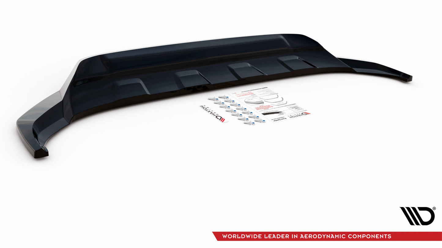 Front Ansatz für Volkswagen Touareg R-Line Mk3 Carbon Look