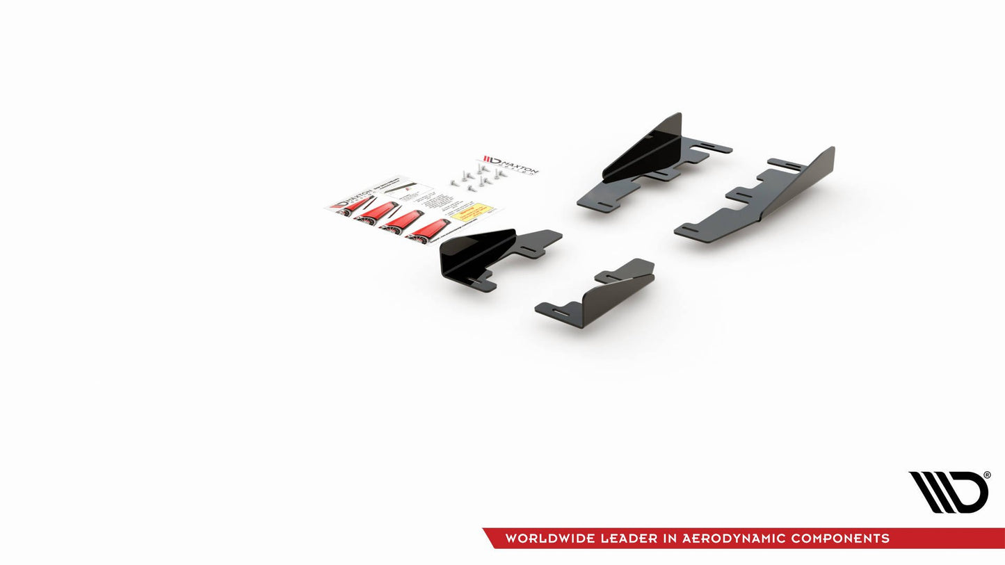 Side Flaps BMW 1er F21 M135i / M140i / M-Paket schwarz Hochglanz